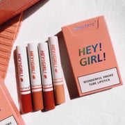 4in1 Trending Lipstick Set Cigarette Shape Matte Long Lasting Easy To Colour Non-sticky Unfading Lip Gloss Makeup Cosmetic For Makeup